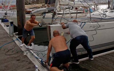 A Coruña da la bienvenida a los peregrinos náuticos de la travesía “Navega el Camino”