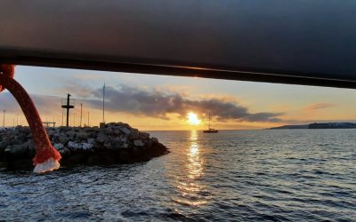 La Travesía el ‘Camino de Santiago a Vela’ navega ya  en aguas gallegas hacia Ribadeo