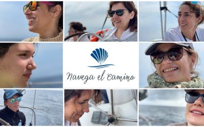 La tripulación del ‘Camino de Santiago a Vela’ pasará la jornada de mañana en Gijón con su capitana, la medallista olímpica gijonesa, Ángela Pumariega