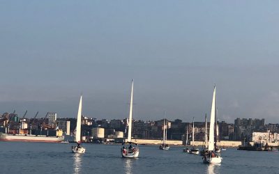 El Camino de Santiago por mar comienza su peregrinaje en Hondarribia