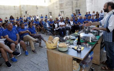 Viveiro, final de etapa marítima de 89 peregrinos de España y Francia