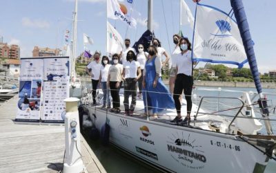 Getxo navega por la igualdad como etapa del Camino de Santiago a vela