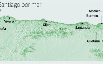 La ruta a Santiago de Compostela por mar